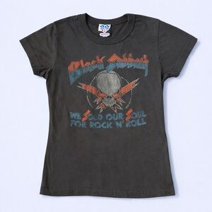 Junk Food Black Sabbath Band Tee Skull Album Graphic Vintage Style S Metal Rock